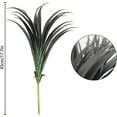 thumbnail image 6 of Artificial Fake Grass, 12pcs Outdoor Faux Grasses Plastic Plants Greenery UV Resistant for Outside Home Windowbox Garden Office Patio Hanging Planter Front Porch Décor (Black), 6 of 7