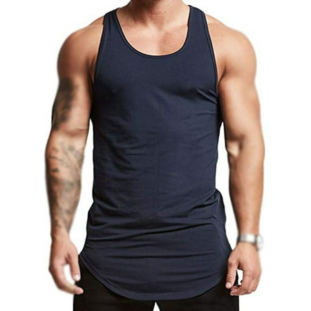LELINTA - LELINTA Men's Tank Top Sleeveless Tee Shirts Muscle Gym ...
