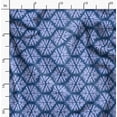 thumbnail image 2 of Soimoi Pure Silk Purple Fabric By the Yard - 42 Inch Wide - Geometric Tie & Dye - Geo Harmony: Geometric Patterns in Tie & Dye Printed Fabric, 2 of 6