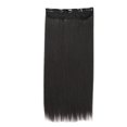 thumbnail image 1 of yeacher 23.6-Inch Seamless Straight Hair Extensions with 5 Clips, Natural Look, Matte High-Temperature Fiber, 60cm Length, Tangle-Free & Easy Care, 1 of 6