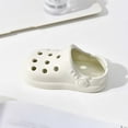 thumbnail image 5 of Croc Shoe Ashtray Ceramic Desktop Ash Holder 6" Creative Clogs Cigarette Ashtray Cute Tabletop Portable Smoking Ash Tray for Home Office Decor White, 5 of 6