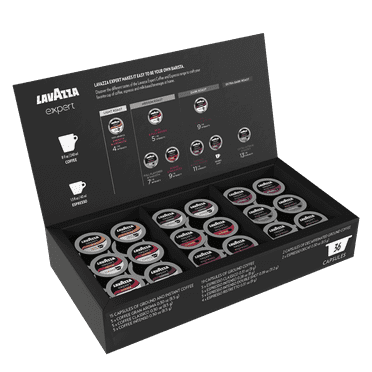 Lavazza Expert Variety Pack, Contains Light, Medium, and Dark Roast Espresso and Coffee Capsules, Compatible with Lavazza Classy Machines (36 Capsules)