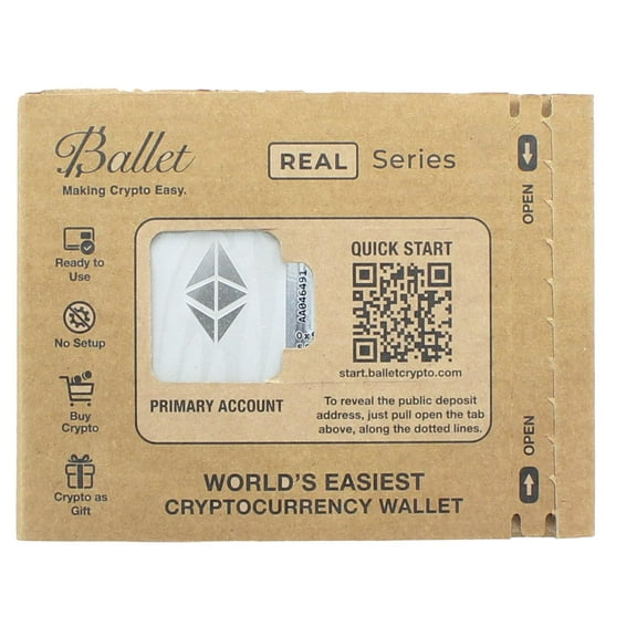 Ballet Global. BAL-94319-C Ballet REAL Series Ethereum Cold Storage Wallet Card