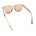 thumbnail image 6 of Womens Fun Pop Color Oversized Horn Rim Retro Plastic Fashion Sunglasses [Beige], 6 of 7