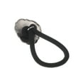 thumbnail image 4 of Unique Bargains Grace Button Hair Tie for Women 1 Pc Black Silver Tone, 4 of 5