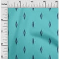 thumbnail image 1 of oneOone Organic Cotton Voile Fabric Abstract Ikat Print Fabric By Yard 42 Inch Wide, 1 of 4