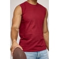 thumbnail image 3 of Real Essentials 5 Pack: Men's 100% Ultra Soft Cotton Sleeveless Crewneck Tank Top Casual Shirts Tees (Big & Tall Available), 3 of 5