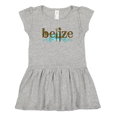 

Inktastic Belize Country Grunge Shirts Gift Toddler Girl Dress