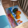 thumbnail image 6 of Colorful Trees Painting Rugs, Autumn Rug, View Rug, Bridesmaid Gift, Printed Rug, Hallway Soft Rug, Gift For The Home, Anti-Slip Carpet, 2.6'x9.2' - 80x280 cm, 6 of 8
