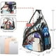thumbnail image 3 of Mochila transparente aprobada para estadios: bolso bandolera transparente ideal para conciertos, eventos deportivos y más, 3 of 6