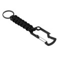 thumbnail image 2 of Lvero con mosquetón de aire libre Negro Sunnimix Molle Paracord Llavero Gancho, 2 of 8