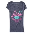 thumbnail image 2 of Aeropostale Womens Athletics Dept. Camiseta gráfica, azul, grande Aeropostale Camiseta gráfica, 2 of 2