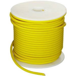 General Purpose Motorcycle - Yellow, 18 GA AWG GXL Wire, 100' Spool, For Automotive, Truck, Motorcycle, RV. General Purpose Copper Wire .94 O.D.