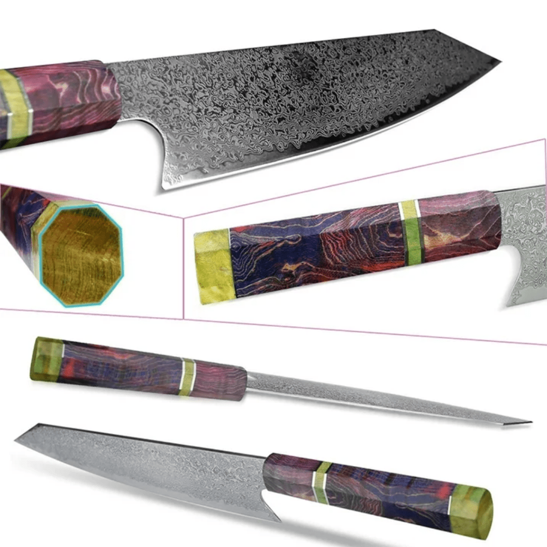 Damascus Knife 8 inch Kiritsuke Kitchen Chef Japanese Knife 67Layers VG10 High Carbon Stainless Steel Knives Razor Sharp