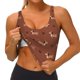 thumbnail image 3 of Balery Dachshund Dog Puppy Sujetadores deportivos con espalda cruzada para mujer, acolchados, sin costuras, de alto impacto, ideales para yoga, gimnasio, entrenamiento y fitness.-X-Large, 3 of 8