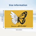 thumbnail image 2 of Beautiful Butterflies And Daisies Bath Towel, Highly Absorbent towels for bathroom Quick Drying Microfiber Bath Towels for Body, Soft Shower Towels for Sport, Yoga, SPA, Gym 27x55in, 2 of 5