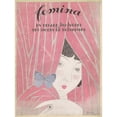 thumbnail image 3 of Martin 15x18 Black Modern Framed Museum Art Print Titled - The Fashion Magazine as Temptress (1928), 3 of 5