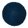 thumbnail image 6 of Fennco Styles Velluto Collection Glamorous Solid Velvet Pintucked 14 x 14 Inch Throw Pillow with Case & Insert, 6 of 32