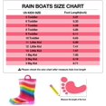 thumbnail image 4 of Kushyshoo Kids Rainbow Glitter Light up Rain Boot Size 12 Little Girl, 4 of 9