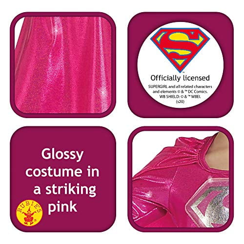 Supergirl Pink Childs Costume Supergirl Pink Childs Costume