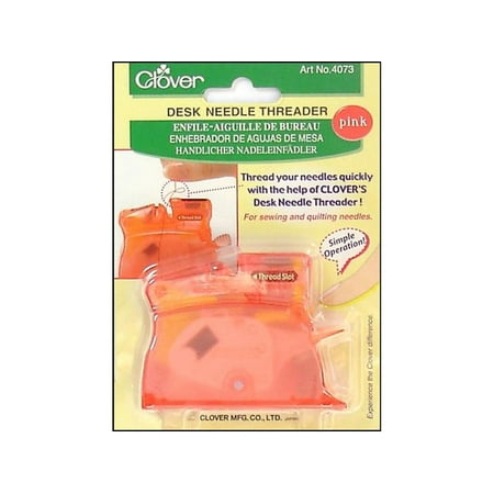 clover desk needle threader pink walmart com