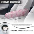 thumbnail image 7 of Yuyamidu Cherry Blossom Car Seat Armrest Covers Pink Armrest Protector Covers 1 Pair Soft Car Armrest Handle Cover SUV Truck Van Armrest Covers Accessories, 7 of 7
