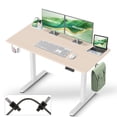 thumbnail image 1 of IMGadgets Bureau Debout Électrique Réglable / 47 Pieds' x 24 Pieds' Grand Espace de Travail avec 2 Crochets / Bureau Ergonomique Assis-Debout / Résistant aux Égratignures et Imperméable / Bureau à Hauteur Réglable pour le Travail et la Maison, 1 of 10