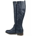 thumbnail image 6 of Journee Womens Ivie Stacked Heel Riding Boots, Calf Widths Available, 6 of 10
