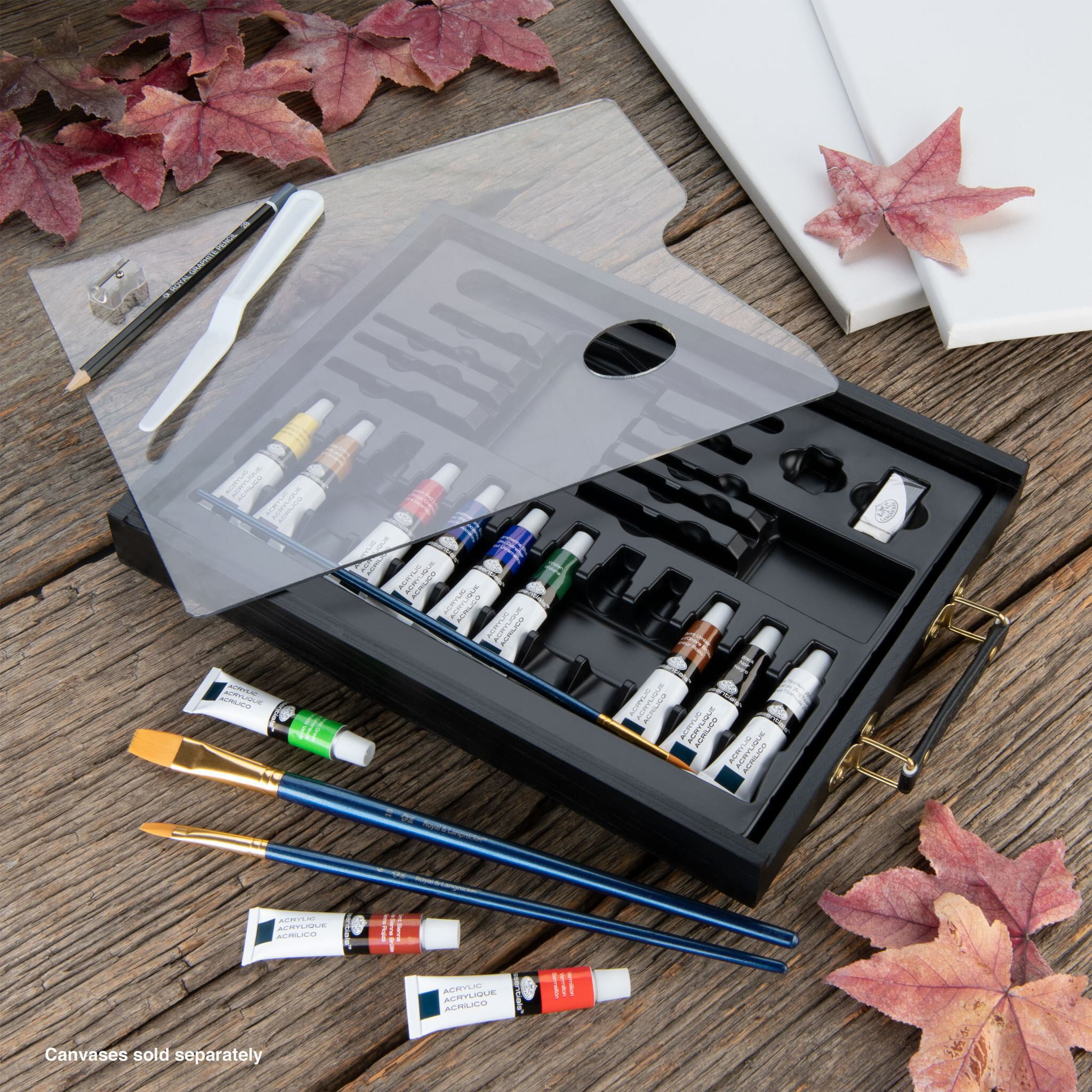 Royal & Langnickel essentials™ 21pc Black Series Acrylic Art Set