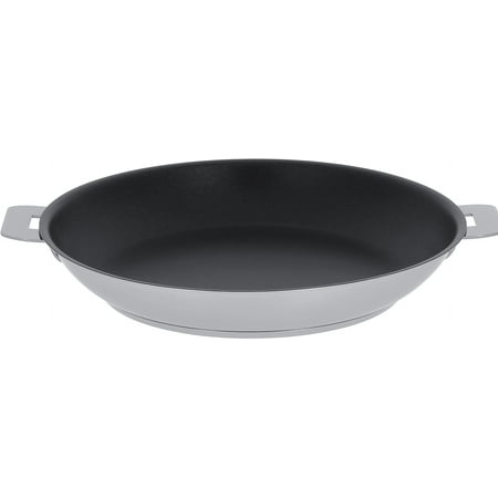 Cristel Strate L Non-Stick Stainless Steel Frying Pan with Removable Handles, 9.45 Inch