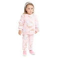 thumbnail image 3 of Hello Kitty Toddler Girls Plush Printed Sweatshirt and Jogger Pants Set, 2-Piece, Sizes 12M-5T, 3 of 6