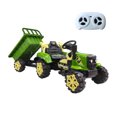 thumbnail image 1 of Montable Eléctrico The Baby Shop - Tractor de 6v con Remolque y Control Remoto Verde -, 1 of 8