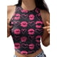 thumbnail image 1 of Txlixc Camisole sin mangas para mujeres recorta chalecos con estampado de patrón estético de moda y recorta chalecos de camuflaje de verano Txlixc moda, 1 of 9