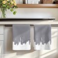 thumbnail image 7 of Abstract Grey Kitchen Towels Set of 1, Modern Minimalist Graffiti Artwork Absorbent Dish Towels for Kitchen, Microfiber Hand Towel, Quick Drying Tea Towel for Cleaning Decorative Dishcloths, 7 of 7