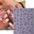 thumbnail image 2 of Adhesivos para uñas ZASKHLD con estampado de leopardo de San Valentín, 6 hojas, 2 of 9