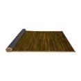 thumbnail image 2 of Ahgly Company Indoor Round Oriental Yellow Modern Area Rugs, 6' Round, 2 of 4