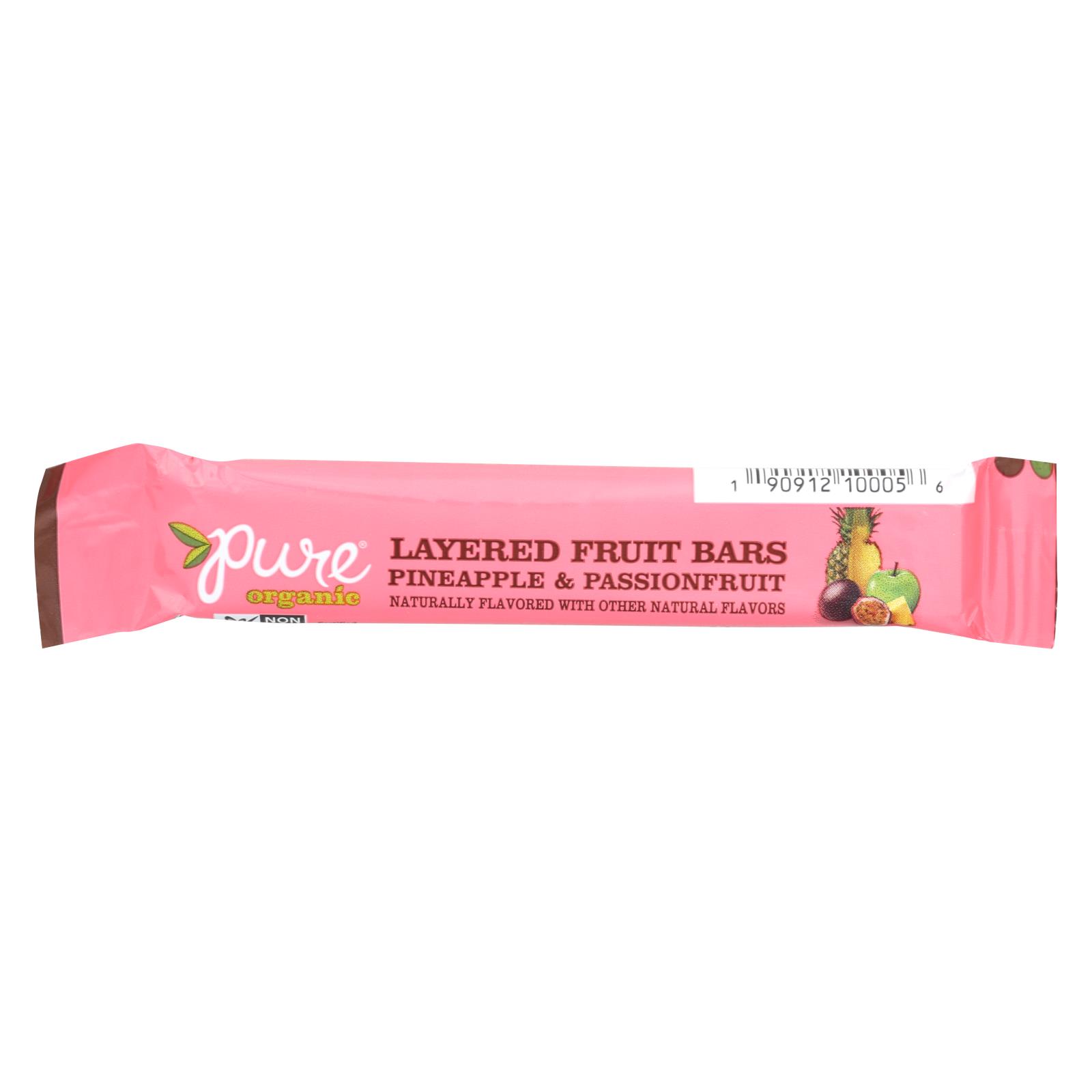Pure Organic Organic Layered Fruit Bar Pineapple And Passionfruit