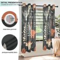 thumbnail image 3 of Yayeee Window Curtains Light Filtering 63"x52" Grommet Panel Pair Home Living Room Decor, Gray Dinosaur, 3 of 7