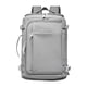 thumbnail image 1 of Mochila de viaje grande para mujer y hombre, bolsa de lona, ​​bolsa de almacenamiento, mochila informal Gris, 1 of 9