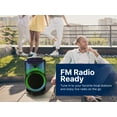 thumbnail image 5 of Emerson EDS-1220 Portable Bluetooth 12-inch Party Speaker with Flame Lighting and Remote, 5 of 12