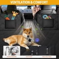 thumbnail image 3 of Back Seat Extender for Dogs-Large Space, Dog Car Seat Cover Hard Bottom Holds 400lbs, Sturdy Backseat Extender for Dogs, Waterproof Dog Hammock for Car Dog Car Bed for Car, SUV, Truck, 3 of 6