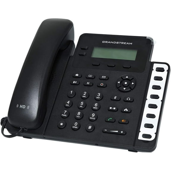 Grandstream GXP1628 IP Phone | 2 Lines, 2 SIP Accounts | 2.9-Inch LCD Display | Dual-port Gigabit Ethernet with Integrated PoE
