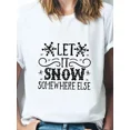 thumbnail image 1 of Ropa con estampado de Feliz Navidad de Año Nuevo para mujer, camisetas de estilo informal con estampado de ciervo de Navidad lindo, moda, 1 of 5