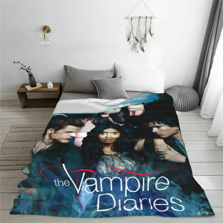 The Vampire Diaries Throw Blanket Couch Bed Sofa Soft Lightweight
