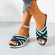thumbnail image 5 of Amzcrzy Zapatos de mujer,Zapatos de mujer,Zapatillas de mujer, Sandalias de verano para mujer con corrección elástica de última generación Sandalias Mujer Zapatillas De Casa, 5 of 6