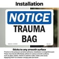 thumbnail image 3 of Trauma Bag OSHA Notice Vinyl Decal Label 5 Inch x 3.5 Inch - 10 Pack, 3 of 6