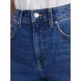 thumbnail image 4 of Free Assembly Women's and Women's Plus High Rise Straight Jeans, 30" Inseam, Sizes 0-26W, 4 of 5