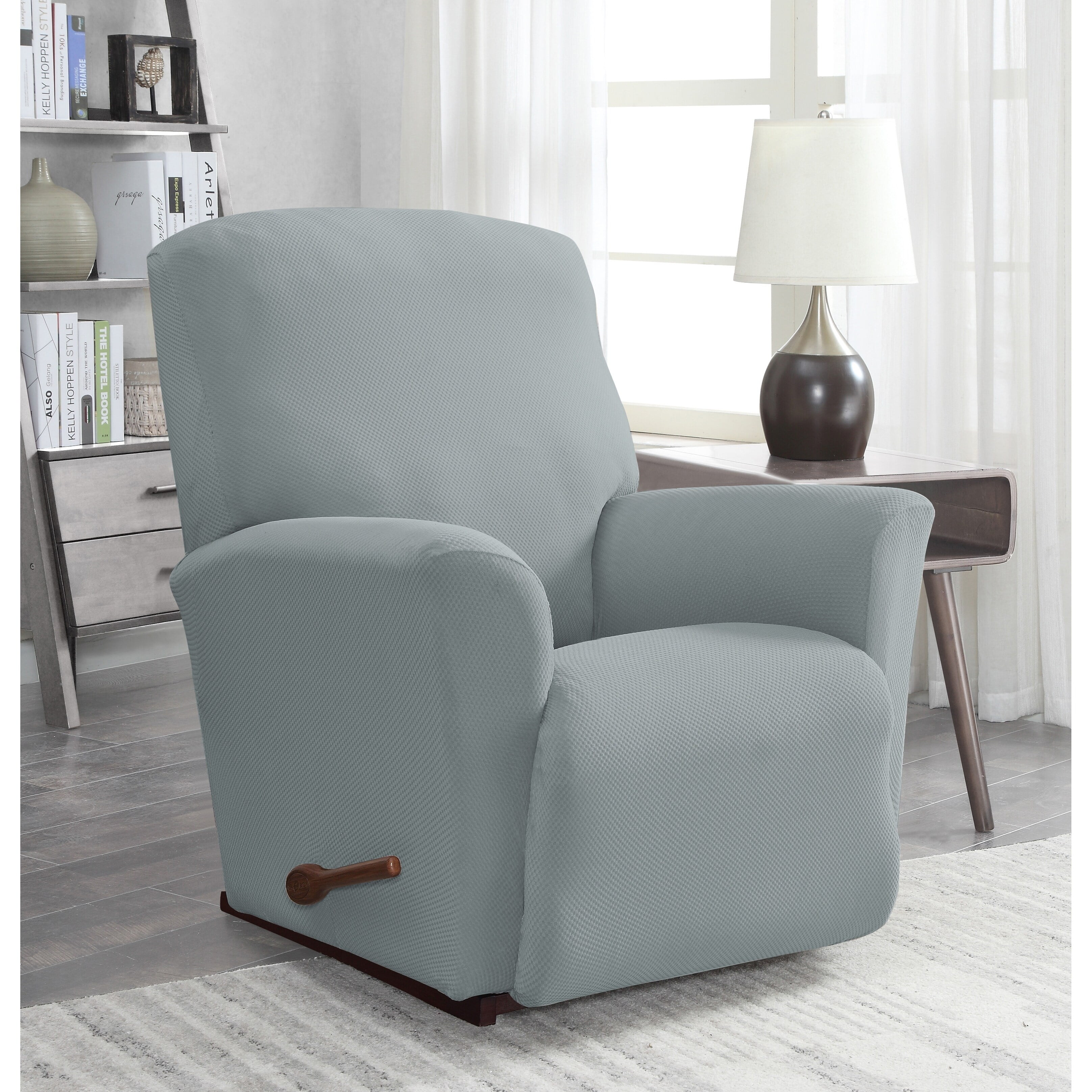 Harper Lane  Solid Pique Slipcover for Chair Recliner