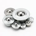 thumbnail image 7 of 1pc Ball Small flat round bull's-eye Ball Transfer Bearing Unit Conveyor Roller Wheels Small Flat Round Eye Wheel Conveying Ball, 7 of 7
