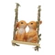 thumbnail image 4 of Estatua de jardín de animales de swing, linda figura, manualidades regalo divertido, adorno de resina de dibujos animados, escultura colgante para Estatua de conejo, 4 of 8